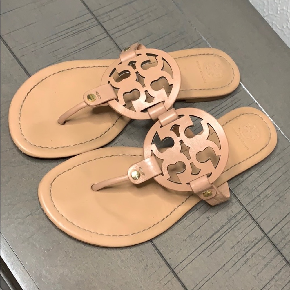 Tory Burch Leather Miller Sandals